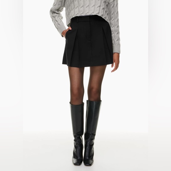 Aritzia Pleated Mini Skirt - Picture 5 of 5